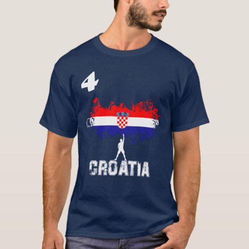 CROATIA T_shirt Soccer Jersey world cup 2018 Flag