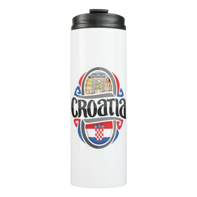 Croatia Thermal Tumbler (Front)