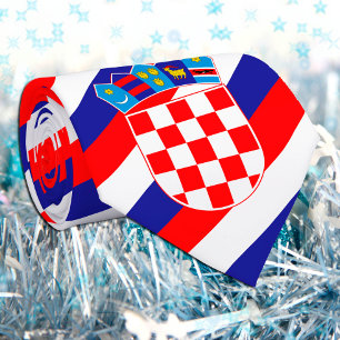 Croatia Ties, business fashion Croatian Flag Neck Tie