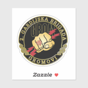 Croatian Army Gromovi Brigade Sticker