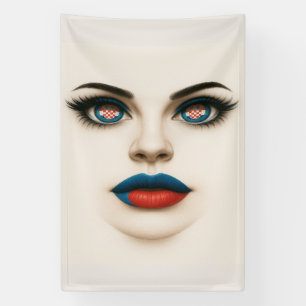 Croatian Beauty – Pop Art Portrait Banner