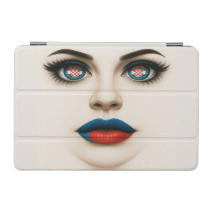 Croatian Beauty – Pop Art Portrait iPad Mini Cover