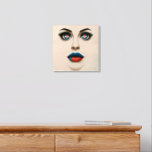 Croatian Beauty – Pop Art Portrait Wood Photo Tile<br><div class="desc">Celebrate Croatia in striking pop-art style with this bold and elegant portrait. The stylized face features vivid blue eyes with the Croatian coat of arms reflected in the pupils, and lips painted in the vibrant colors of the Croatian flag. A unique, modern statement piece for Croatia lovers, patriotic fans, fashion-art...</div>