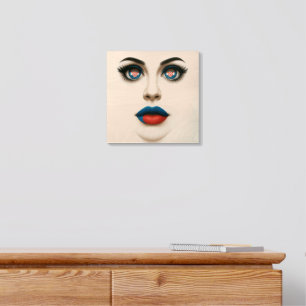 Croatian Beauty – Pop Art Portrait Wood Photo Tile