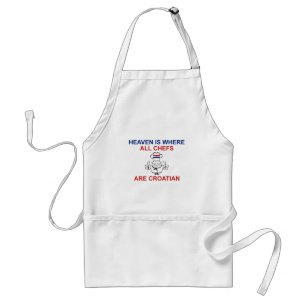 Croatian Chefs Adult Apron