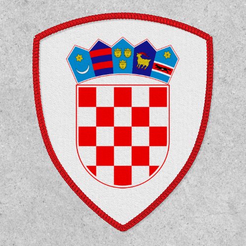 Croatian Coat of Arms Croatia Patch