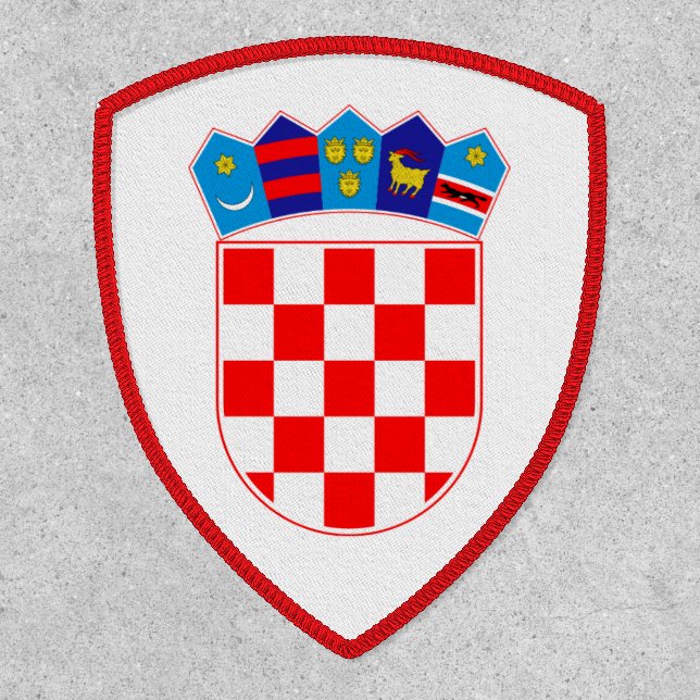 Croatian Coat of Arms, Croatia Patch (Front)