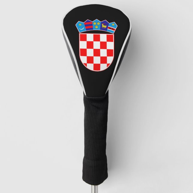 Croatian Coat of arms Golf Head Cover (Front)
