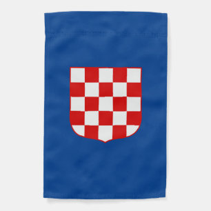 Croatian coat of arms pattern on flag