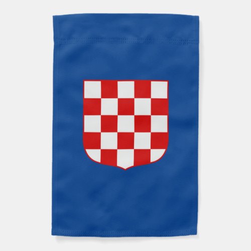 Croatian coat of arms pattern on flag
