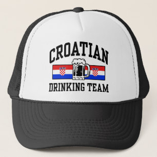 Croatian Drinking Team Trucker Hat