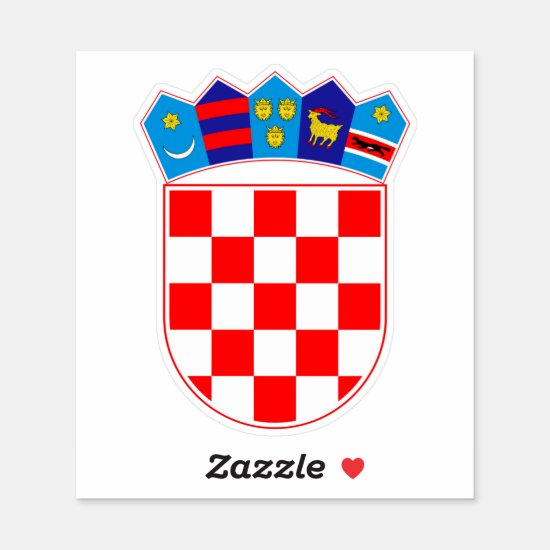 Croatian Emblem Hrvatski Grb Sticker