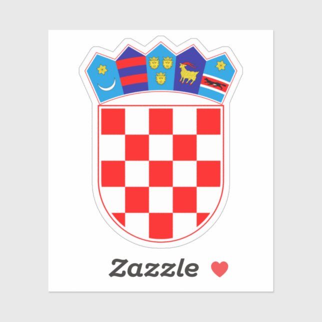 Croatian Emblem | Hrvatski grb Sticker (Sheet)