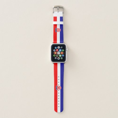 Croatian Flag Apple Watch Band