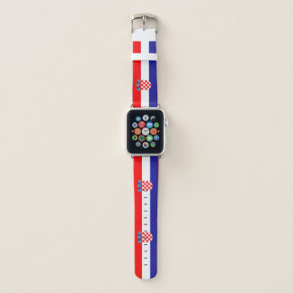 Croatian flag Apple watch band