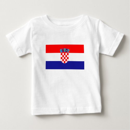 Croatian Flag Baby T_Shirt