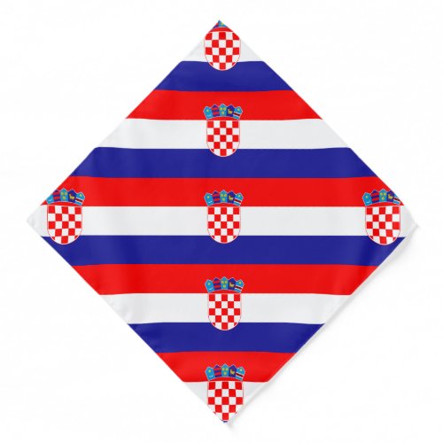 Croatian Flag Bandana