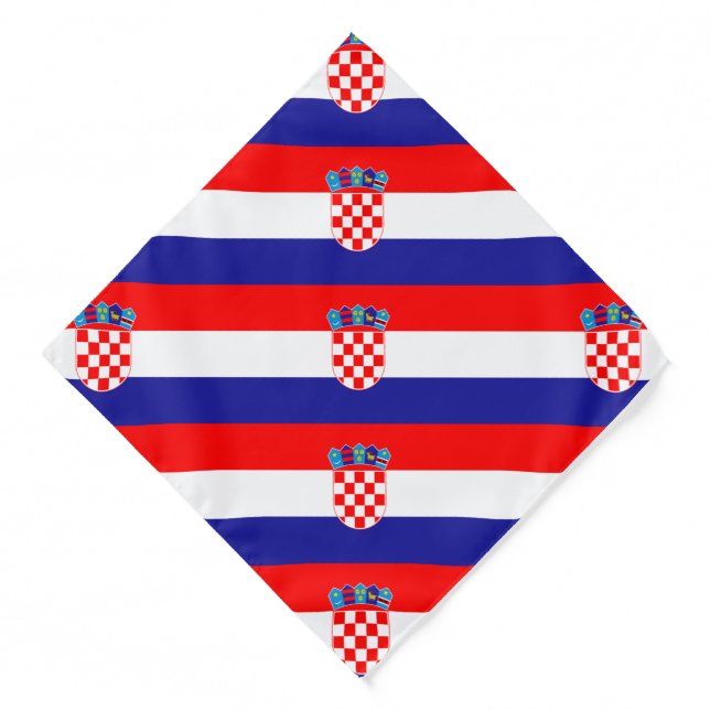 Croatian Flag Bandana (Front)