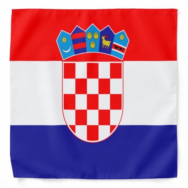 Croatian flag bandana (Front)