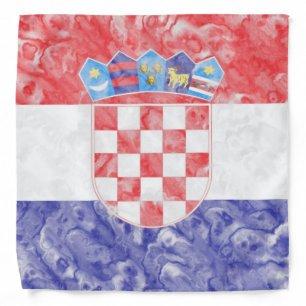 Croatian Flag Bandana
