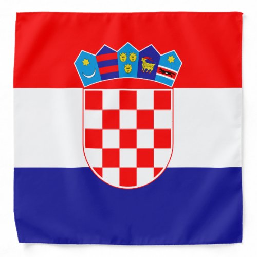 Croatian Flag Bandana