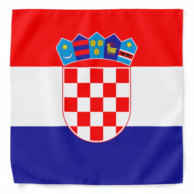 Croatian Flag Bandana (Front)