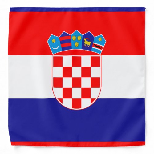 Croatian flag bandana  Colors of Croatia