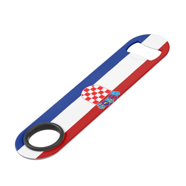 Croatian flag bar key (Front Angled)