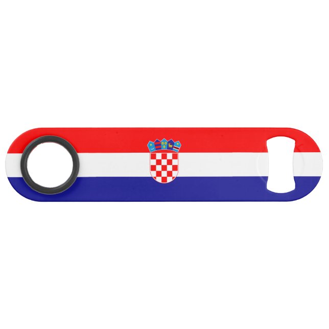 Croatian Flag Bar Key (Front (Horizontal))