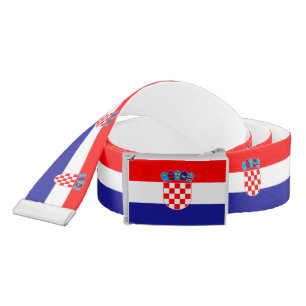 Croatian Flag Belt