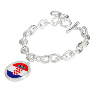 Croatian flag bracelet
