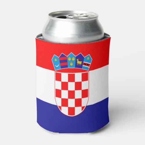 Croatian flag   can cooler