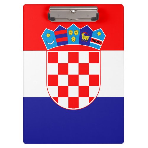 Croatian Flag Clipboard