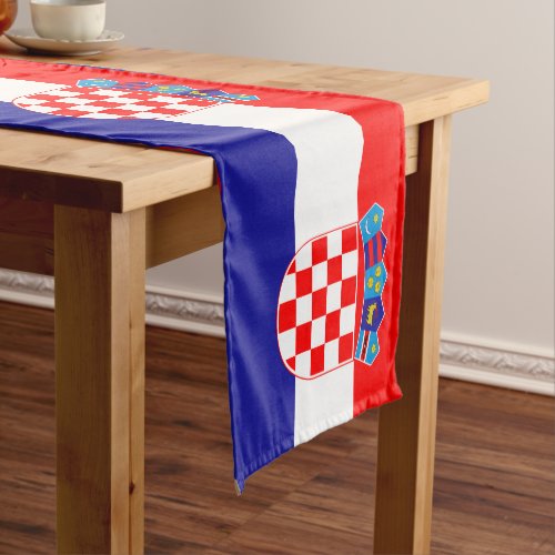 Croatian Flag  Croatia fashion home sport fans Short Table Runner