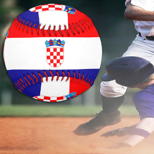 Croatian Flag & Croatia sports / Baseball Balls
