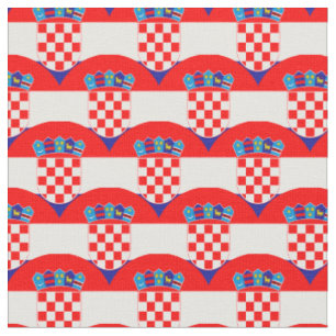 Croatian Flag & Croatia Trendy Fabric /fashion