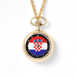 Croatian Flag & Croatia trendy fashion /design Watch