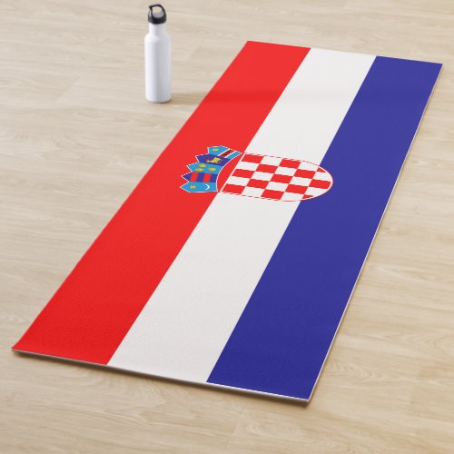 Croatian Flag Croatia Yoga Mat