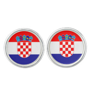 Croatian Flag Cufflinks