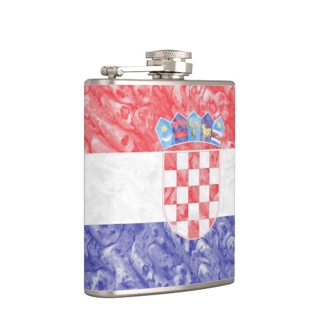 Croatian Flag Flask (Right)