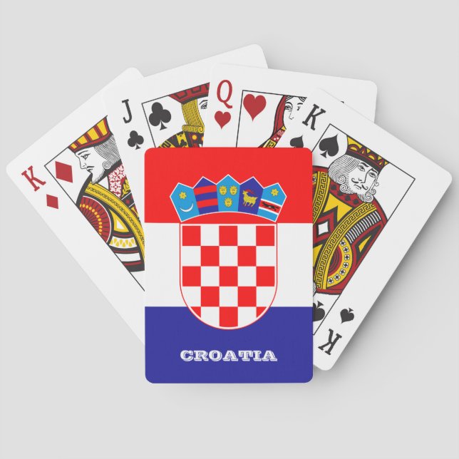 Croatian Flag Games, Croatia Playing Cards (Back)