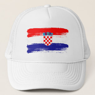 Croatian Flag Gift Football Fan Sports Trucker Hat