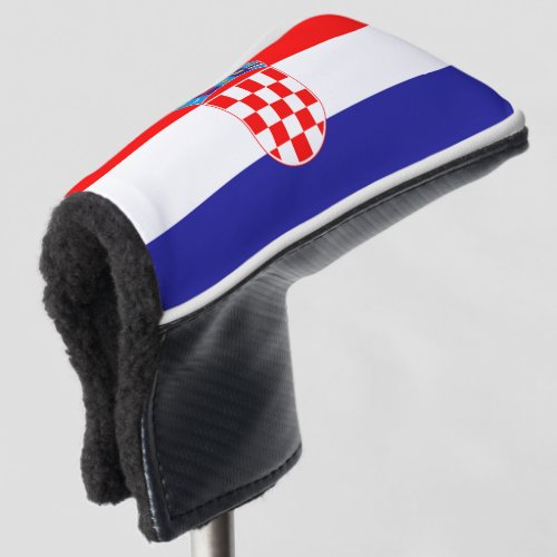 Croatian flag golf head cover