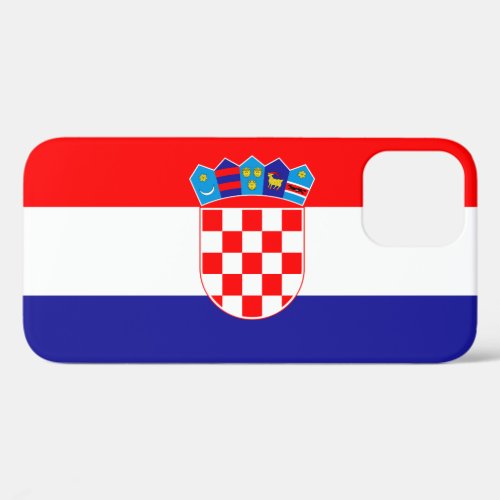 Croatian Flag Hrvatska zastava iPhone 12 Case