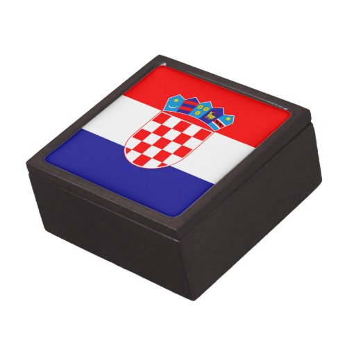 Croatian Flag Keepsake Box