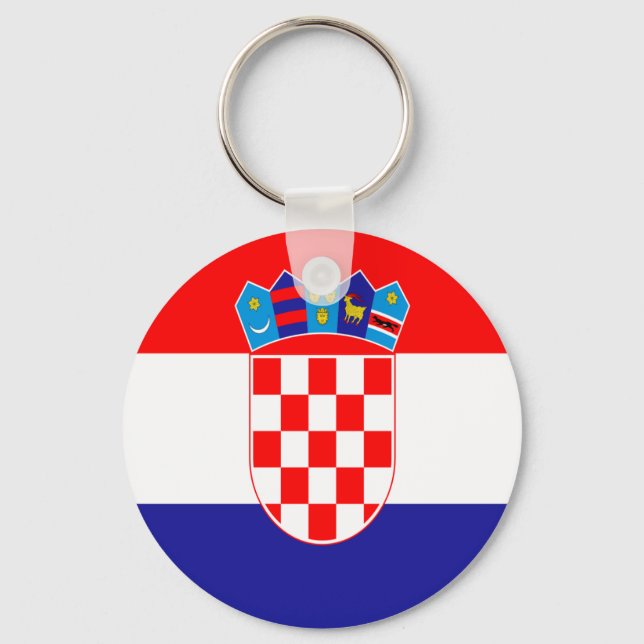 Croatian flag keychain (Front)
