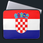 Croatian Flag Laptop Sleeve<br><div class="desc">The national flag of Croatia.</div>