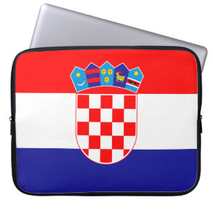 Croatian Flag Laptop Sleeve