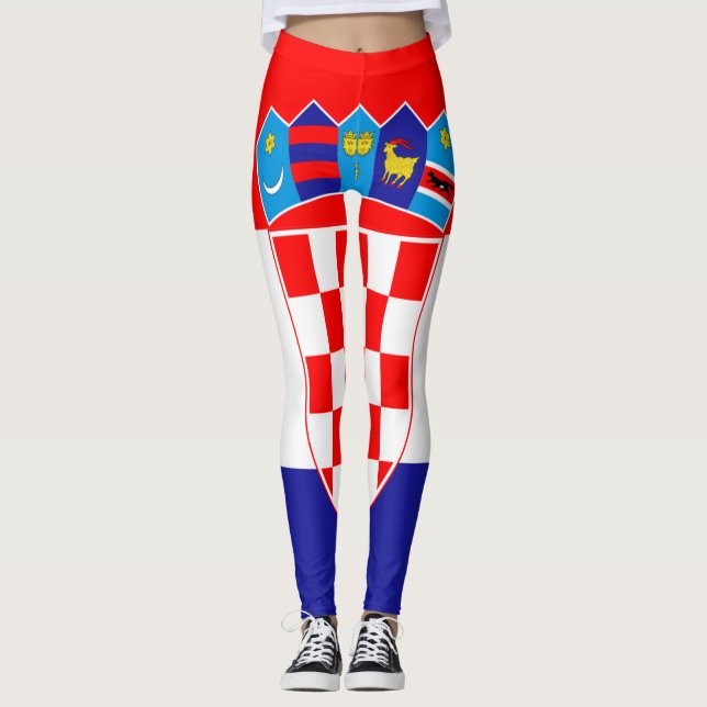 Croatian flag leggings (Front)