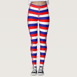 Croatian flag leggings